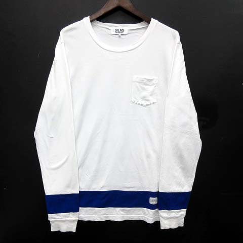 サイラス SILAS Tシャツ ロンT ライン カットソー 切返し 長袖 クルー 