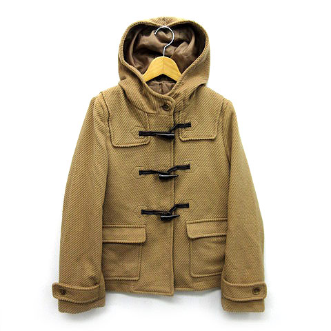 ビス Vis ダッフルコート ショート丈 フラップポケット キャメル M レディース 013 ベクトルパーク