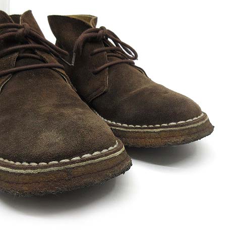カンペール Camper スエード チャッカ ブーツ ラバーソール ブラウン 茶 41 約26cm メンズ 013 ベクトルパーク