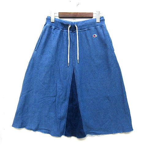 チャンピオン Champion リバースウィーブ スウェットスカート ミディ丈 ゴムウエスト ライトブルー M Cd M3 レディース 013 ベクトルパーク