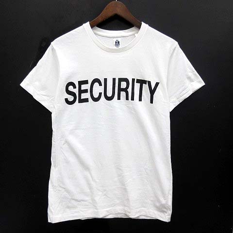 ハリウッドランチマーケット Hollywood Ranch Market Security セキュリティ Tシャツ カットソー コットン 半袖 ホワイト 白 1 メンズ 013 ベクトルパーク