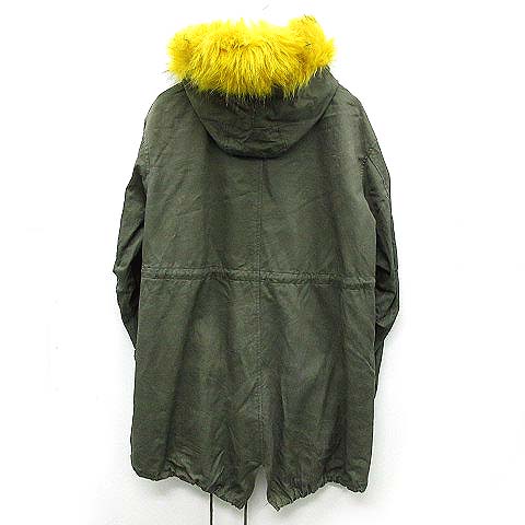 ザラ ベーシック Zara Basic モッズ コート フェイクファー フード ライナー付き ミリタリー カーキ 緑 S レディース 013 ベクトルパーク ザラ ベーシック Zara Basic モッズ コート フェイクファー フード ライナー付き ミリタリー カーキ 緑 S レディース 013 ベクトルパーク