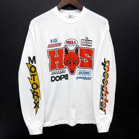 ヒステリックグラマー HYSTERIC GLAMOUR HYS SPEEDSTER リブ付 Tシャツ