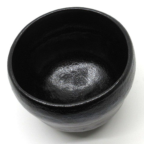 京焼 清水焼 平安 西村紫楽造 紫楽釜 黒楽 茶碗 茶道具 共箱 013