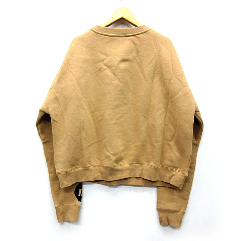 エイチ エム H M ディズニー スウェット トレーナー ポンポン ミッキーマウス 裏起毛 ドロップショルダー ベージュ S レディース 013 ベクトルパーク