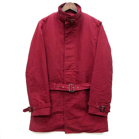 アバハウス Abahouse スタンドカラー コート 比翼 ライナー付き ワインレッド 赤 2 メンズ 013 ベクトルパーク