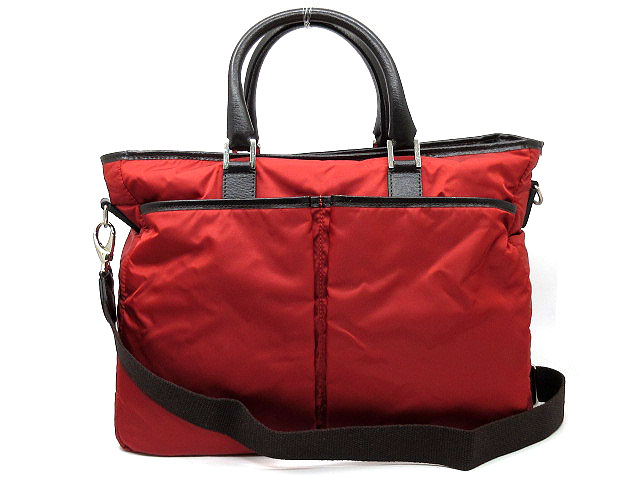 パイロット Pyloot ナイロン 2way ブリーフケース ビジネスバッグ 赤 レッド イタリア製 メンズ 013 ベクトルパーク