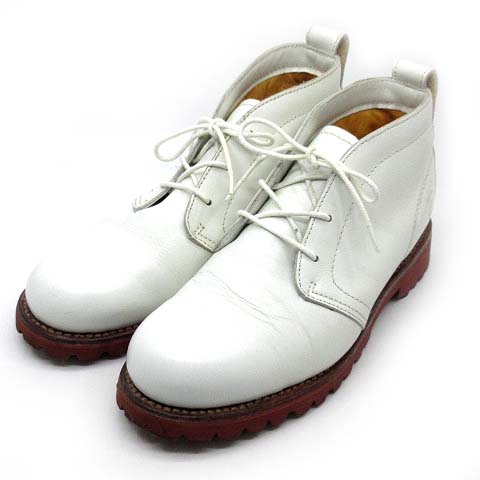 チペワ Chippewa チャッカ ブーツ レザー シューズ ホワイト 白 9 1 2 約27 5cm メンズ 013 ベクトルパーク