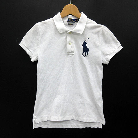 ラルフローレン　ビッグポニー　スキニーポロシャツ　ホワイト　Sサイズ スキニー フィット Big Pony ポロシャツ （ポロシャツ）｜POLO