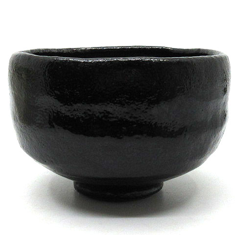 京焼 佐々木松楽 通年物 茶道具 抹茶碗 黒楽茶碗 013