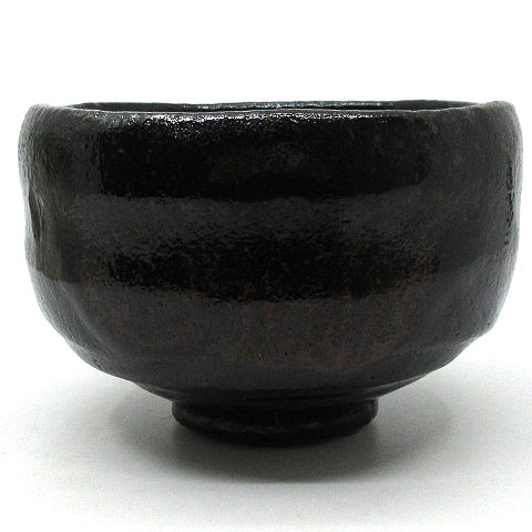京焼 佐々木松楽 通年物 茶道具 抹茶碗 黒楽茶碗 013