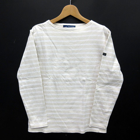 セントジェームス バスクシャツ カットソー 長袖 ボーダー アイボリー べージュ SAINT JAMES セントジェームス SAINT JAMES ウエッソン ギルド バスク