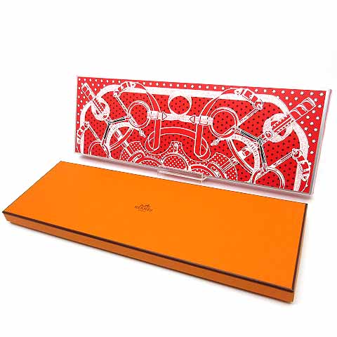 エルメス Hermes ネクタイ用 限定外箱付 純正箱 空箱 保存箱 収納 プレゼント ボックス Box W37 5cm H12 5cm D2 5cm 013 ベクトルパーク