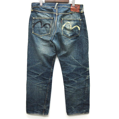 エヴィス EVISU NO.1 SPECIAL 2000 デニムパンツ ジーンズ 白黒カモメ 