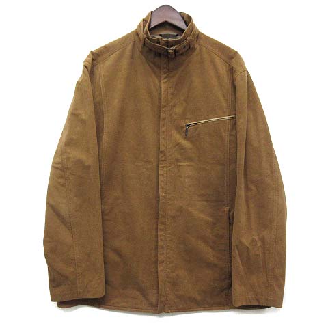 インターメッツォ Intermezzo フェイクスエード ジャケット スタンドカラー 無地 ブラウン 茶 L メンズ 013 ベクトルパーク