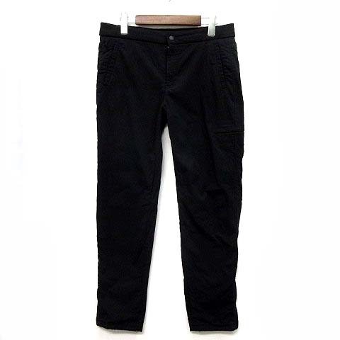 ユニクロ Uniqlo ウォーム イージー スリムフィット ストレッチ パンツ 裏フリース ブラック 黒 L メンズ 013 ベクトルパーク