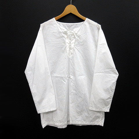 Whim Gazette◆長袖ブラウス/FREE/コットン/WHT/WGZ1031204A0001 ボリュームブラウス | Whim Gazette(ウィム ガゼット)レディース