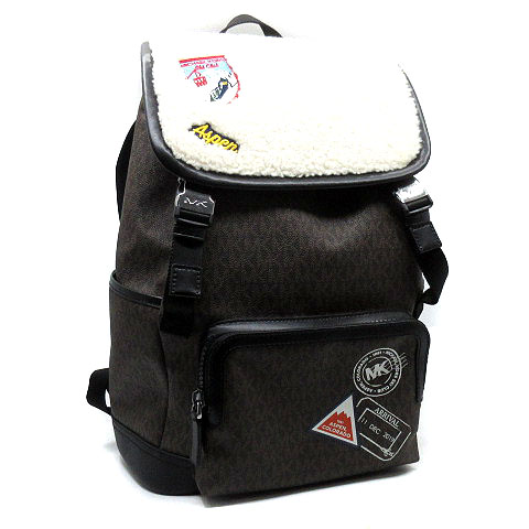 マイケルコース Michael Kors Cooper アスペン リュックサック バックパック ブラウン 茶 美品 メンズ 013 ベクトルパーク