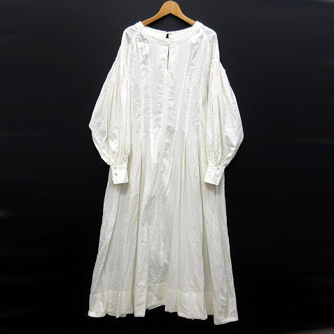 スナイデル SNIDEL コットン ビエラ ワンピース 長袖 ロング丈  