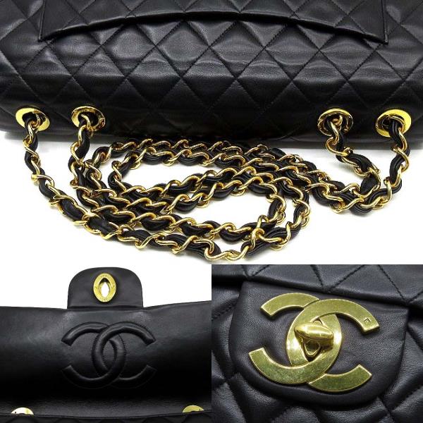 シャネル CHANEL デカマトラッセ 34 チェーン ショルダーバッグ ココ 