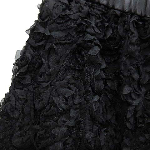 ノコプリーツ NOKO-PLEATS 大野ノコ 総レース チュール スカート 膝丈  