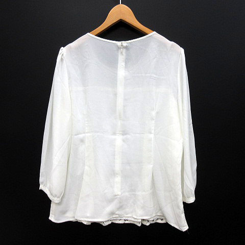 レッセパッセ LAISSE PASSE シアージョーゼット ブラウス プルオーバー 