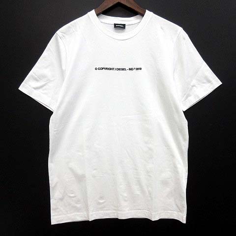 ディーゼル DIESEL コピーライト ロゴ Tシャツ カットソー 半袖