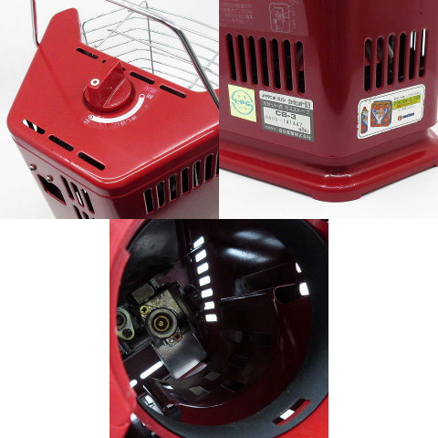 ▽Dd左1017 イワタニ ホースノン カセット暖 CB-3 グリーン ストーブ