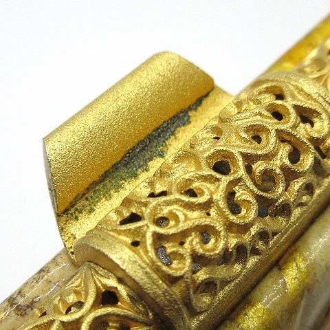 金唐革 徳力 徳力彦之助 和装小物 鞄 口金 バッグ 合金箔 牛革 レザー 
