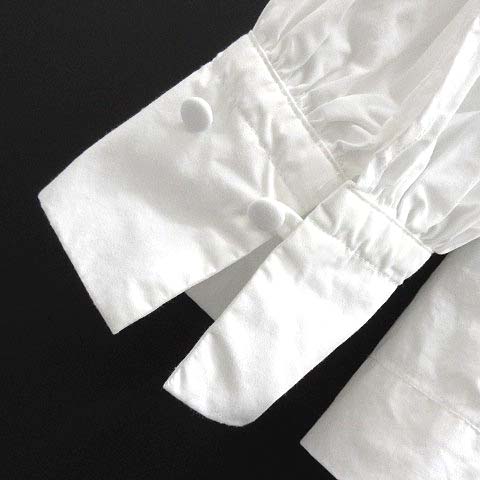 ネストローブ nest Robe フリルカラー ギャザー ブラウス 長袖 01211 