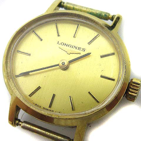 ロンジン LONGINES 17石 手巻き 腕時計 ウォッチ 2針 オーバル  