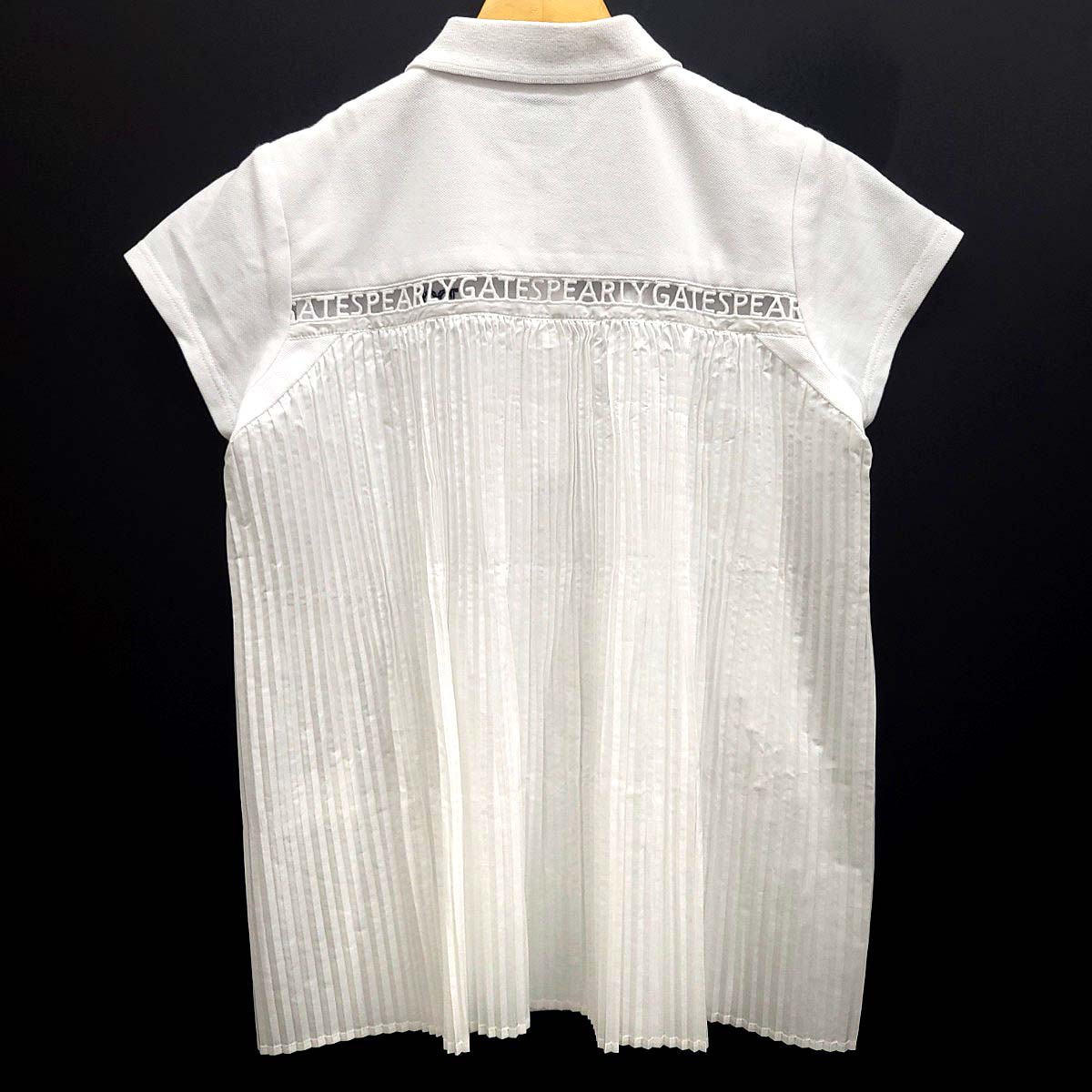 パーリーゲイツ後ろプリーツポロシャツ