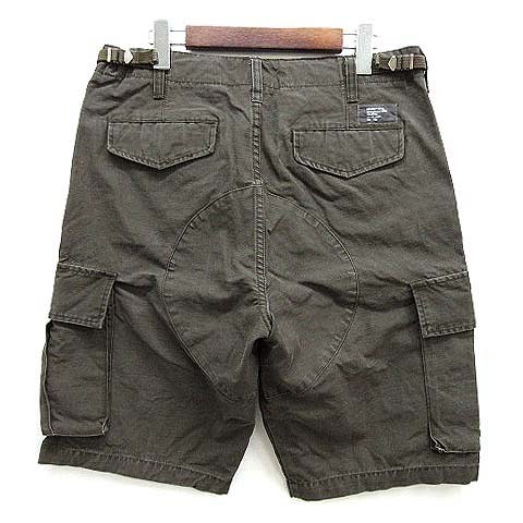 ステューシー Stussy チノ カーゴ ショーツ ショートパンツ ハーフパンツ カーキ 緑 32 メンズ 013 ベクトルパーク