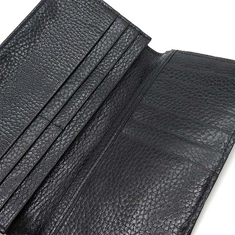 ビバリー BEVERLY クロコ ワニ革 背革 ホーンバック 二つ折り 長財布  