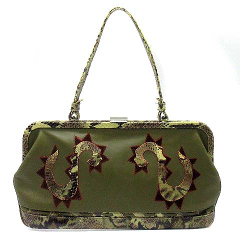 ジャマンピュエッシュ JAMIN PUECH スネイク パイソン 蛇モチーフ  