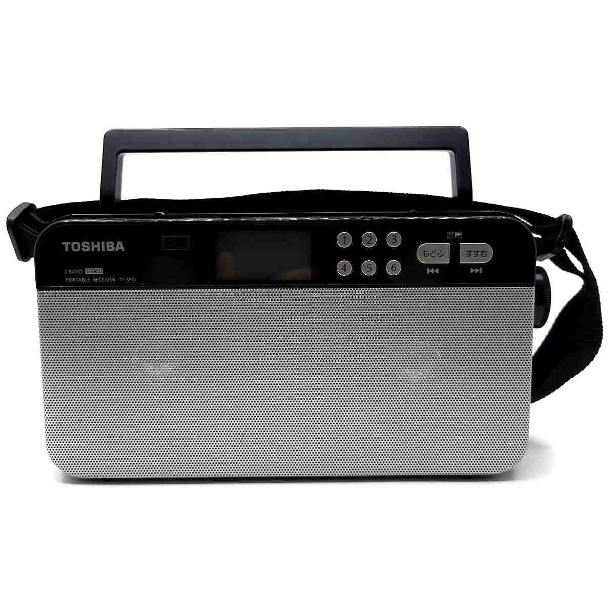 東芝 TOSHIBA TY-SR55 ステレオスピーカー搭載 AM/FM ラジオ