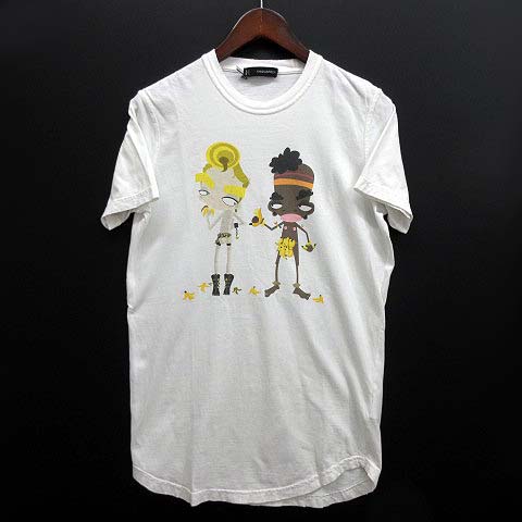 ディースクエアード DSQUARED2 ダメージ加工 ジャングル プリント T