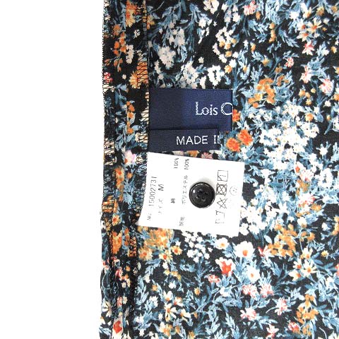 新しい ロイスクレヨン Lois CRAYON フラワー プリント シャツ ブラウス シャツ/ブラウス(長袖/七分)