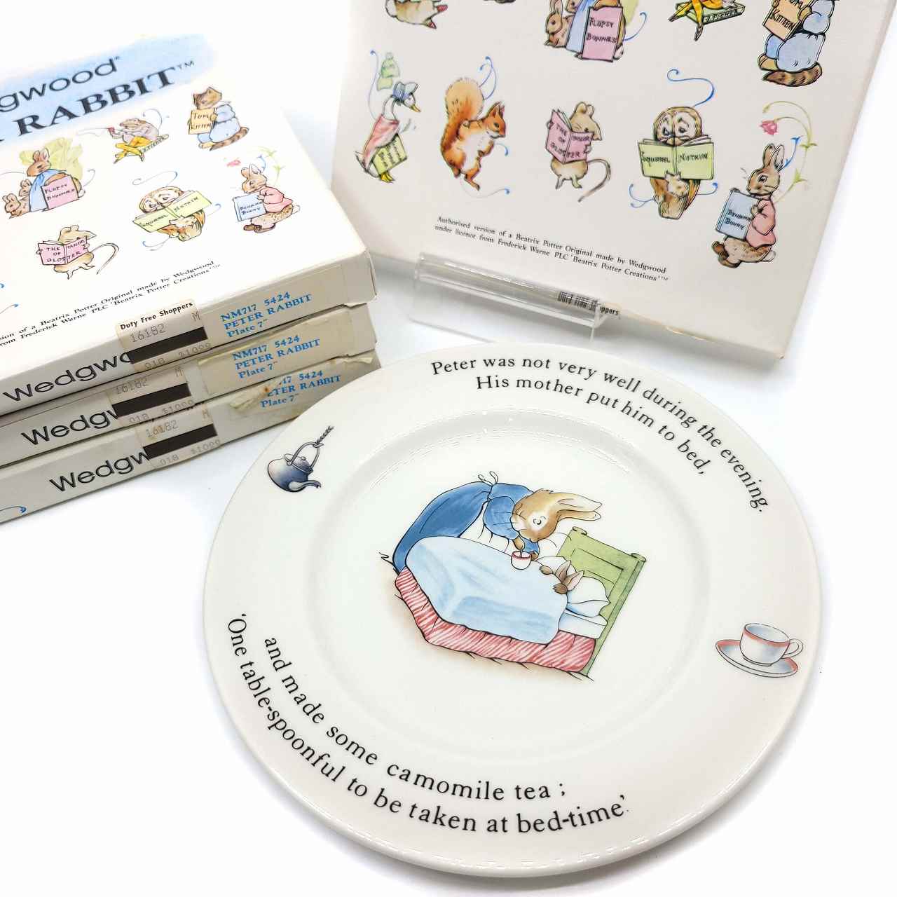 未使用品 ウェッジウッド WEDGWOOD ピーターラビット NM717 7インチ 約 