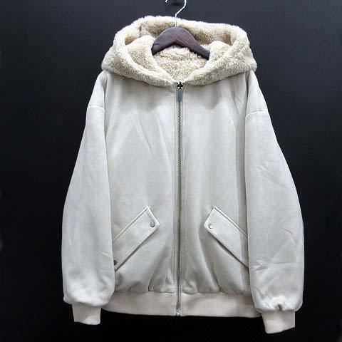 ザラ ZARA リバーシブル フェイクファー ジャケット オーバーサイズ 