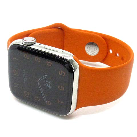 571 もがい apple watch エルメス レザーバンド 赤黒灰 メンズ