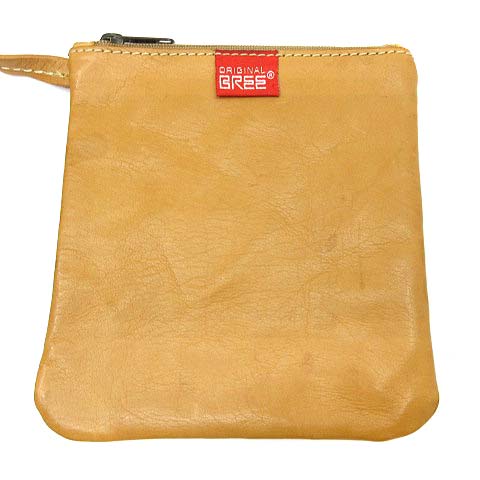 BREE ライトブラウンレザー ボストンバッグ ヌメ革 B☆極上!!ヌメ革