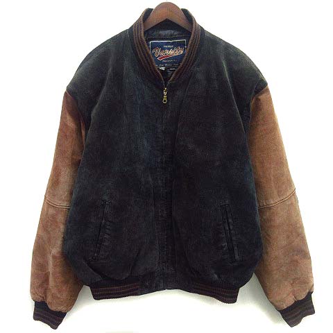 Varsity princeton N.J. 豚革 スタジャン バーシティジャケット 