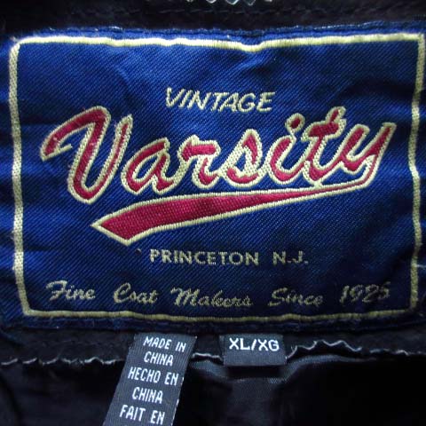 Varsity princeton N.J. 豚革 スタジャン バーシティジャケット Varsity princeton N.J. 豚革 スタジャン バーシティジャケット