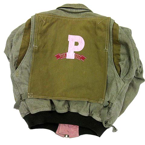 ピンクハウス PINK HOUSE MA-1 デニム ジャケット 中綿 ボンバー 