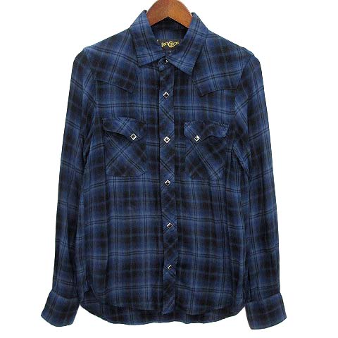 ロストコントロール LOST CONTROL ウエスタン チェック シャツ