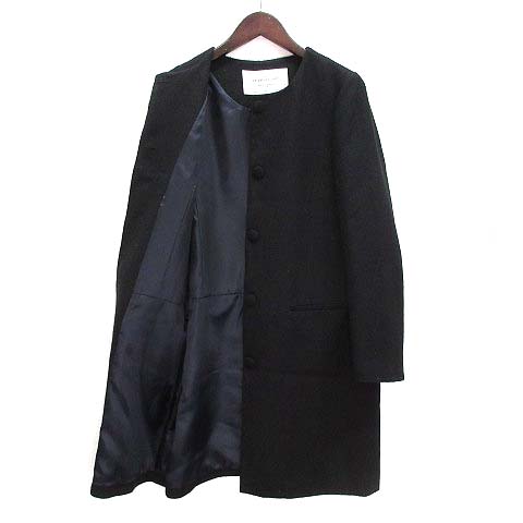 ビームスライツ BEAMS Lights ネップツイード ノーカラーコート