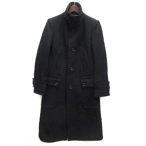 ジャックヘンリー JACK HENRY スタンドカラー コート ロング ウール 
