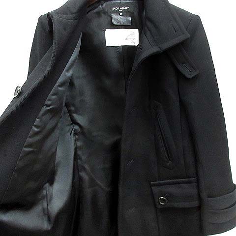 ジャックヘンリー JACK HENRY スタンドカラー コート ロング ウール 