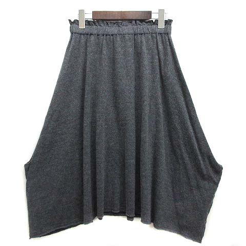 コムデギャルソン COMME des GARCONS ウール ニット 変形 ドレープ  